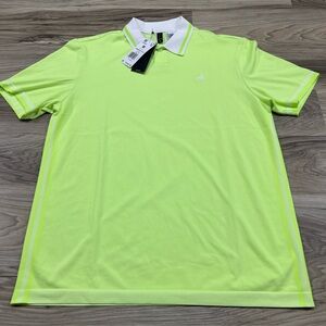 Adidas ULTIMATE365 TOUR PRIMEKNIT GOLF POLO lucid lemon Men Medium IJ5283 $95